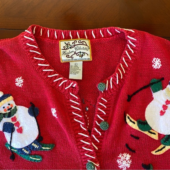 Ugly Christmas Sweater Holiday Snowmen ⛄️ - Picture 2 of 6